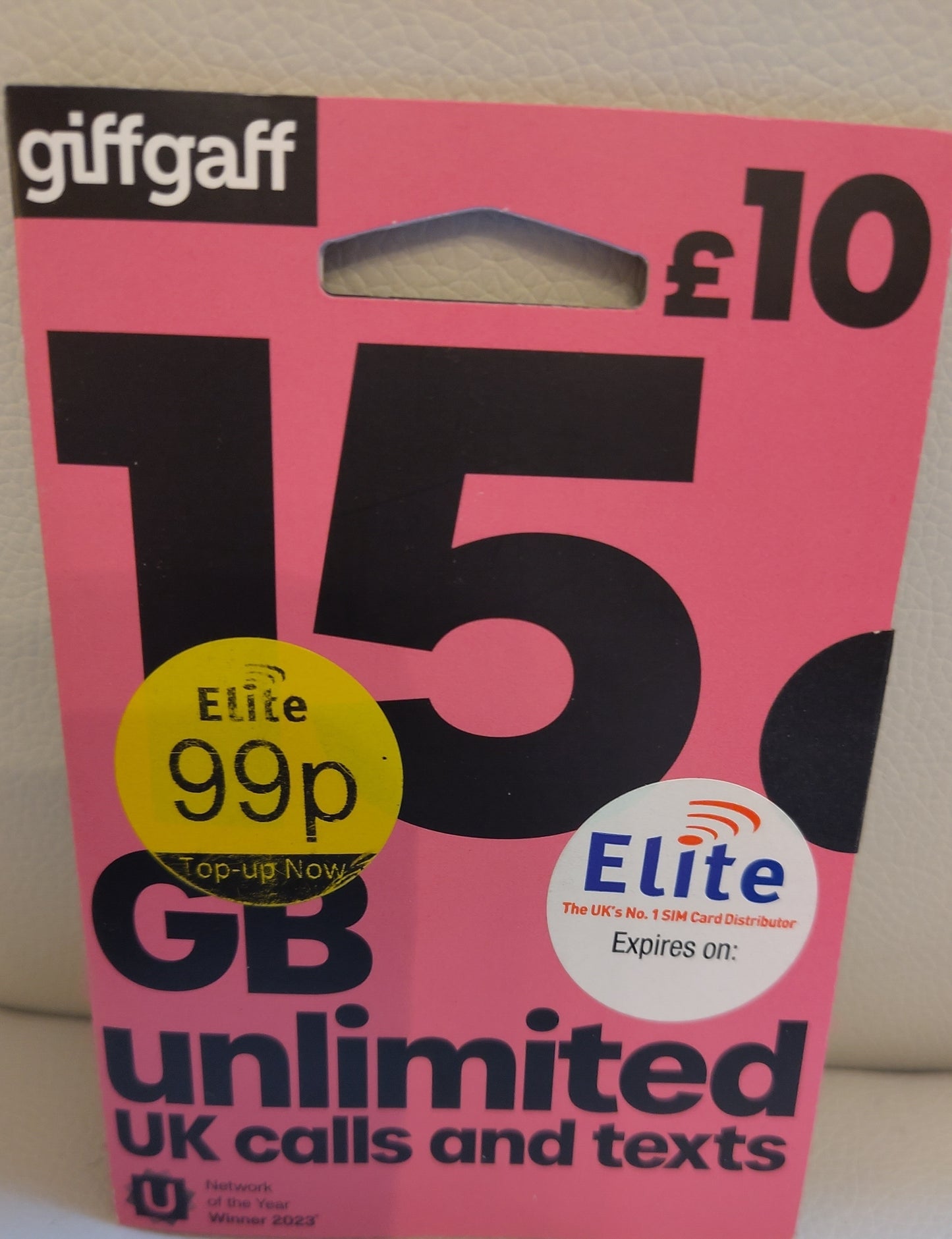 GIFFGAFF pay as you go 3 in 1 sim card