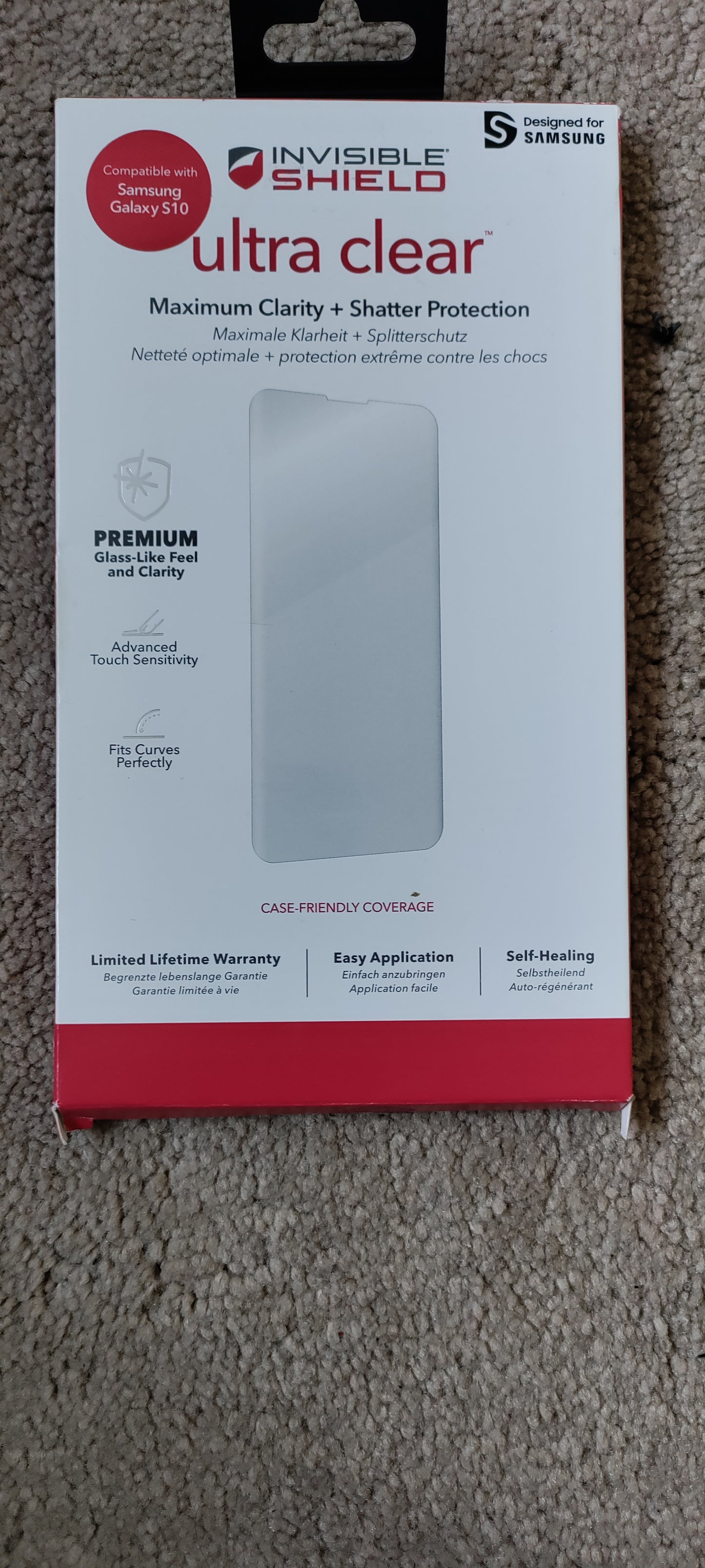 Samsung galaxy S10 screen protector